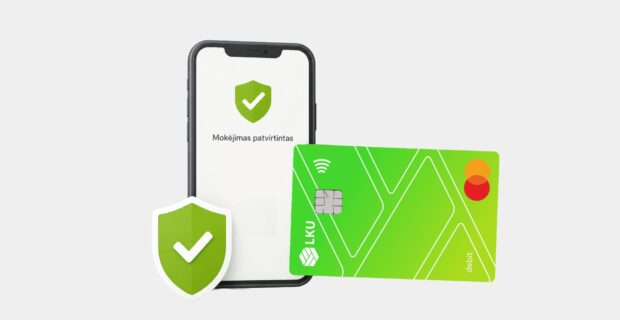 Saugūs pirkimai LKU kortelėmis internete: mokėjimus tvirtinkite ir su „Smart-ID“ ar „Mobile-ID“